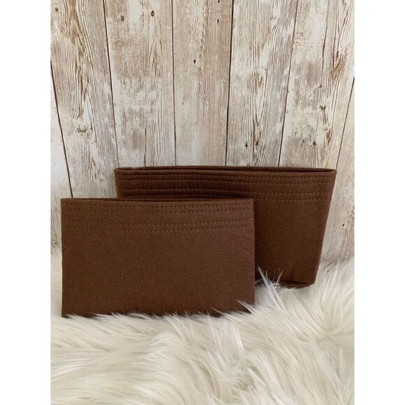 LV Pochette Metis (Set of 2) - Premium Felt Brown Bag Organizers - Picture 1 of 5